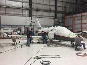 Eclipse Aerospace Flying High with SKYscapes™ GA Exterior Coating System from Sherwin-Williams