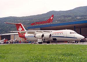 BAE Systems Commemorates 27 Years of BAe 146/Avro RJ Operations by Swiss