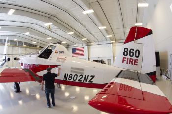 ASU Modifies CO Fire AT-802 for First Fixed-Wing NVG Firefighting Operations