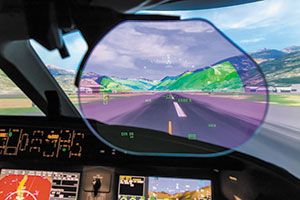 FlightSafety Now Offers Dassault FalconEye HUD in Dallas and Paris Simulators