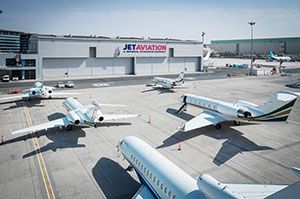 Jet Aviation Completes First 4C-Check on a Falcon 50 in the Middle East