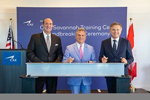 CAE Set to Break Ground on New Savannah Business Aviation Training Center
