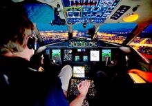 Jet Aviation Develops STC to Replace Cockpit Displays with DU-875 LCD Units