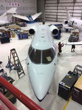 West Star Aviation Nears Completion of Hawker 800A Wing Replacement
